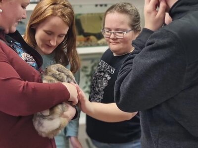 Návštěva chovatelského kroužku DDM