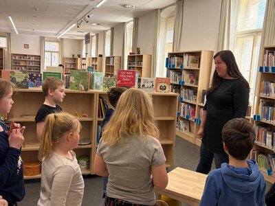 navštívili jsme dětskou knihovnu...